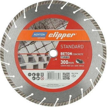 Norton Diamantscheibe Standard Beton Turbo 300mm Norton Diamantscheibe Standard Beton Turbo 300mm
