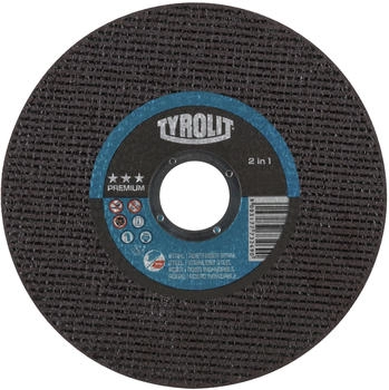 Tyrolit gerade Premium StahlEdelstahl 125x1,6x22,23mm A 46 Q BFP