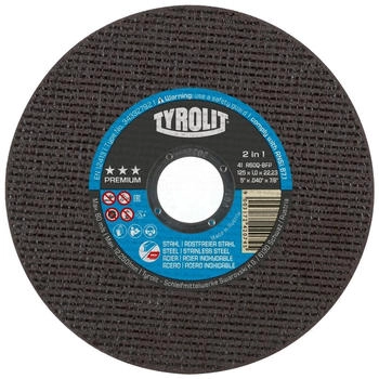 Tyrolit gerade Premium StahlEdelstahl 178x1,6x22,23mm A 46 Q BFP