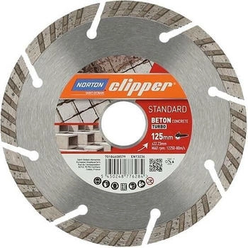 Norton Diamantscheibe Standard Beton Turbo 125mm Norton Diamantscheibe Standard Beton Turbo 125mm