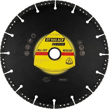 Klingspor Diamanttrennscheibe DT 900ACR 350x3,1x25,4mm 20 Segmente