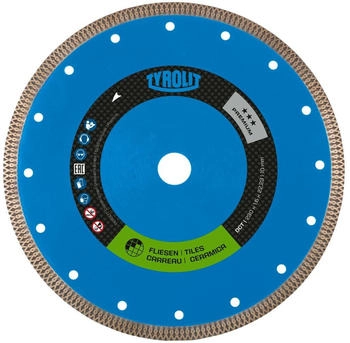 Tyrolit Diamanttrennscheibe DCT Premium 230x1,6x22,23mm DCT