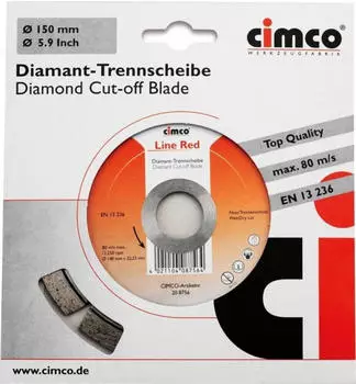 Cimco Diamanttrennscheibe Line Red 140mm (208756)