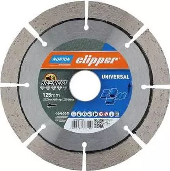 Norton Clipper Diamantscheibe Pro Universal Silencio 125 mm 22,23 mm (70184607953)
