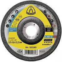 Klingspor A 980 TZ Special 322183 Trennscheibe gekr&ouml;pft 125 mm 25 St. Edelstahl,