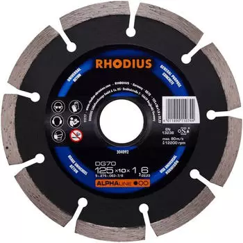 RHODIUS Diamanttrennscheibe Beton 150mm (304093)