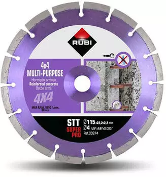 Rubi Diamanttrennscheibe STT 115mm Segmentiert Superpro (30974)