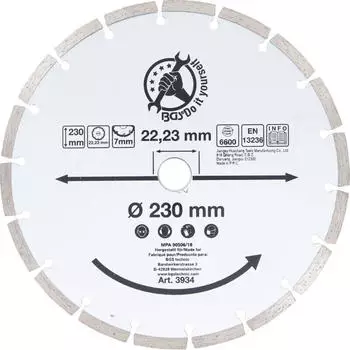 BGS Segment-Trennscheibe &Oslash;230mm (3934)