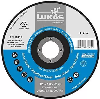 LUKAS T41 Trennscheiben-Set f&uuml;r Edelstahl 115x2,5mm, 25 St. (AT007211V9802)