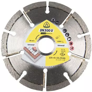 Klingspor DN 300 U Extra Diamanttrennscheibe 125mm, 22,23mm Bohrung (666280)