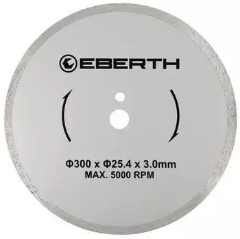Eberth Diamanttrennscheibe Universal &Oslash;300mm, 25,4mm Bohrung, 3,0mm St&auml;rke