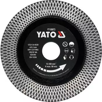 Yato Trennscheibe für Keramikfliesen 125mm (YT-59973)