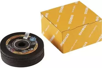 RHODIUS XT38 PACK Trennscheiben-Set 125mm 1,0mm, Edelstahl/Stahl, 25 St. (211575)