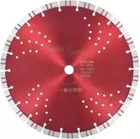 vidaXL Diamant-Trennscheibe mit Turbo und L&ouml;chern Stahl 300 mm