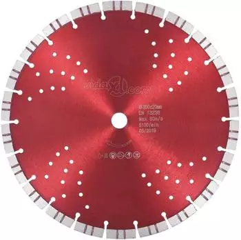 vidaXL Diamant-Trennscheibe Turbo Stahl 300mm