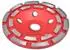 vidaXL Diamant-Schleiftopf Doppelreihe, Beton, 125mm (140620)