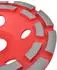 vidaXL Diamant-Schleiftopf Doppelreihe, Beton, 125mm (140620)
