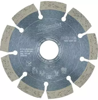 Milwaukee Diamanttrennscheibe DUH 115mm für harte Materialien (4932399539)