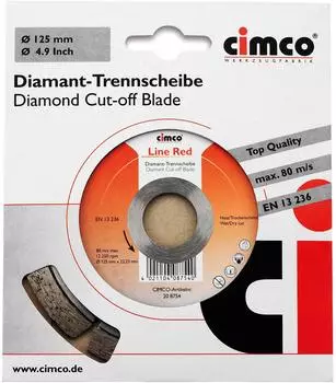 Cimco Line Red Diamanttrennscheibe 125mm (208754)