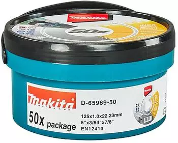 Makita INOX Trennscheibe 125x1,0mm, 50 St&uuml;ck (D-65969-50)
