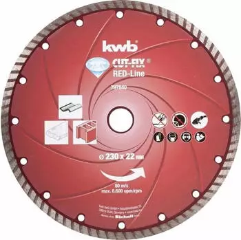 KWB Cut-Fix Red-Line Diamant-Trennscheibe 230x22mm (797840)