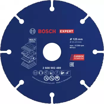 Bosch EXPERT Carbide Multi Wheel Trennscheibe 125x22,23mm (2608902489)