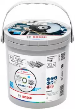 Bosch Trennscheiben Standard für Metall 125x1x22,23mm, 100 Stück (2608626116)