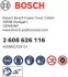 Bosch Trennscheiben Standard für Metall 125x1x22,23mm, 100 Stück (2608626116)