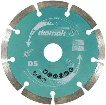 Makita DIAMAK Diamantscheibe 125mm f&uuml;r Beton und Stein (WF-1000971)