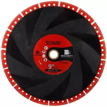 LuxusKollektion Diamanttrennscheibe 230mm f&uuml;r Beton, Stahl, Metall, Stein
