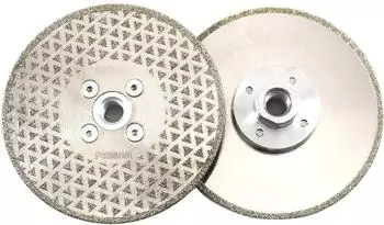 LuxusKollektion Diamanttrennscheibe 125mm M14 f&uuml;r Fliesen, Granit & Marmor, 2 St&uuml;ck