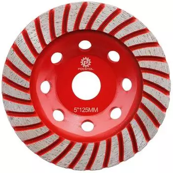 LuxusKollektion Diamant-Schleiftopf Turbo 125mm f&uuml;r Beton, Granit, Marmor