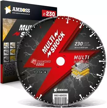 Amboss MultiShock Diamant-Trennscheibe Ø230mm Universal, galvanisiert (862-60035)