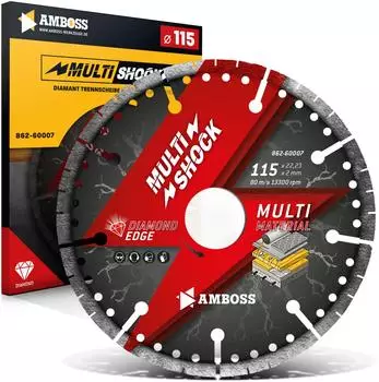 Amboss MultiShock Diamant-Trennscheibe Ø115mm Universal, galvanisiert (MultiShock)