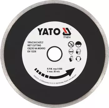 Yato Diamanttrennscheibe 180mm × 22,2mm (YT-6014)