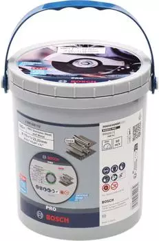 Bosch PRO Stainless Steel & Metal Trennscheibe 115x1x22,23mm, 100er-Pack (2608626112)