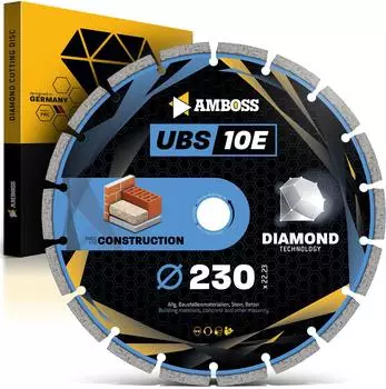 Amboss UBS 10E Diamant-Trennscheibe Beton/Stein, Ø230mm, Bohrung 22,2mm (UBS 10E)