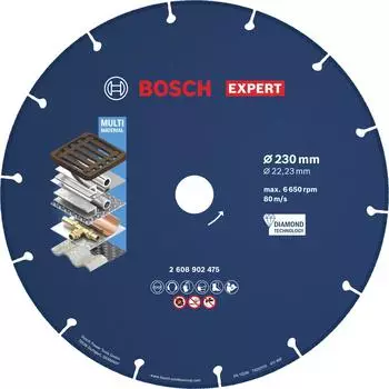 Bosch EXPERT Metal Diamanttrennscheibe 230x22,23mm (2608902475)