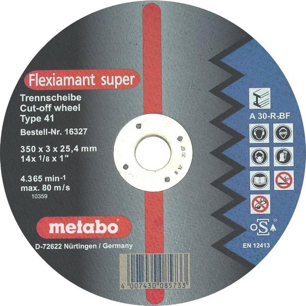 Metabo Flexiamant Super Stahl A 30-R 350 x 3 x 25,4 mm (6.16327.00)