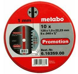 Metabo Metalltrennscheibe Promotion 125 x 1,0 Inox (6.16359.00)