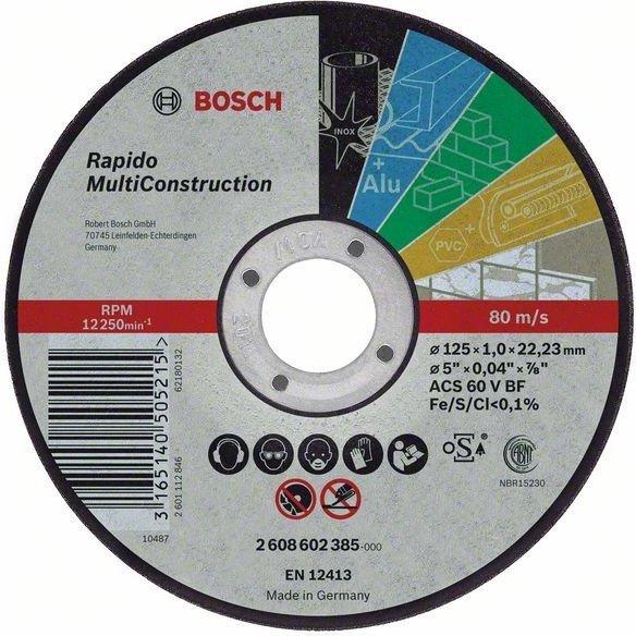 Bosch Trenn-Scheibe Rapido 1,6 x 125 mm (2608602383)