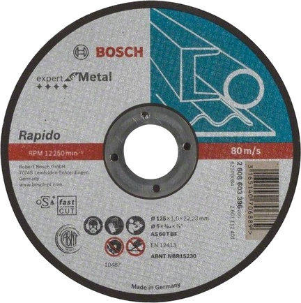 Bosch gerade Expert for Metal - Rapido 125mm (2608603396)