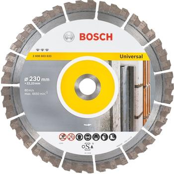 Bosch Diamant-Trennscheibe Best for Universal 230 x 22,2 3 x 2,4 x 15 mm (2608603633)