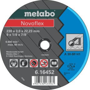 Metabo Novoflex Stahl A 30 125 x 2,5 x 22,23 mm (6.16444.00)