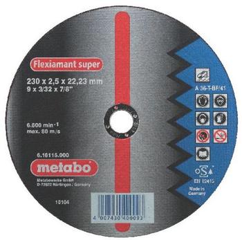 Metabo Flexiamant Super Stahl A 36-T 115 x 3 x 22,23 mm (6.16104.00)