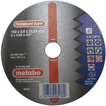 Metabo Flexiamant Super Stahl A 36-T 150 x 2 x 22,23 mm (6.16109.00)