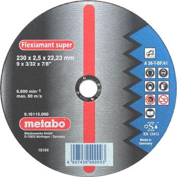 Metabo Flexiamant Super Stahl A 36-T 180 x 2 x 22,23 mm (6.16102.00)