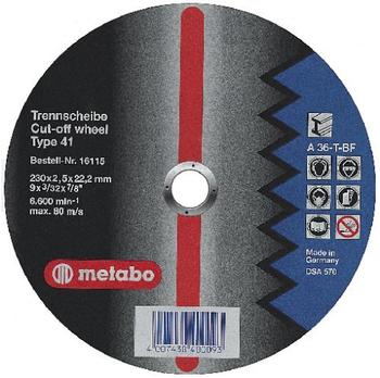 Metabo Flexiamant Super Stahl A 36-T 230 x 2,5 x 22,23 mm (6.16103.00)