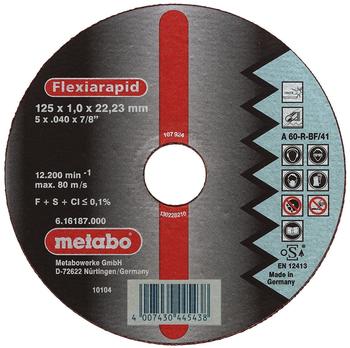 Metabo Flexiarapid Inox A 60-R 115 x 1 x 22,23 mm (6.16186.00)