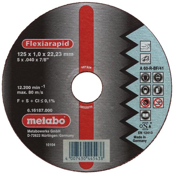 Metabo Flexiarapid Inox A 46-R 180 x 1,6 x 22,23 mm (6.16184.00)